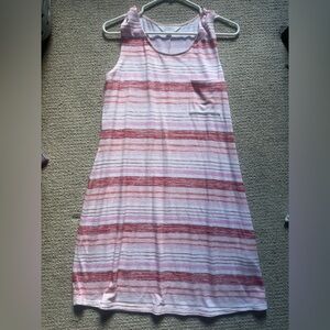 Market & Spruce Pink and White dress